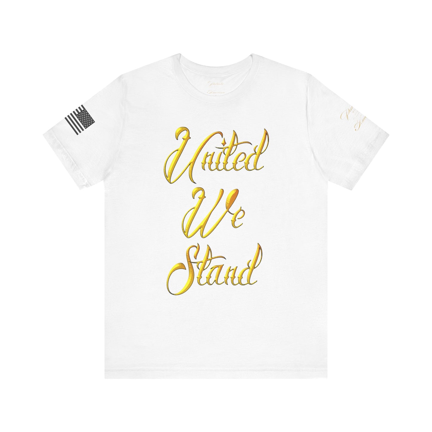 "United we Stand" Unisex Jersey Short Sleeve Tee by Patriotic American Apparel Company