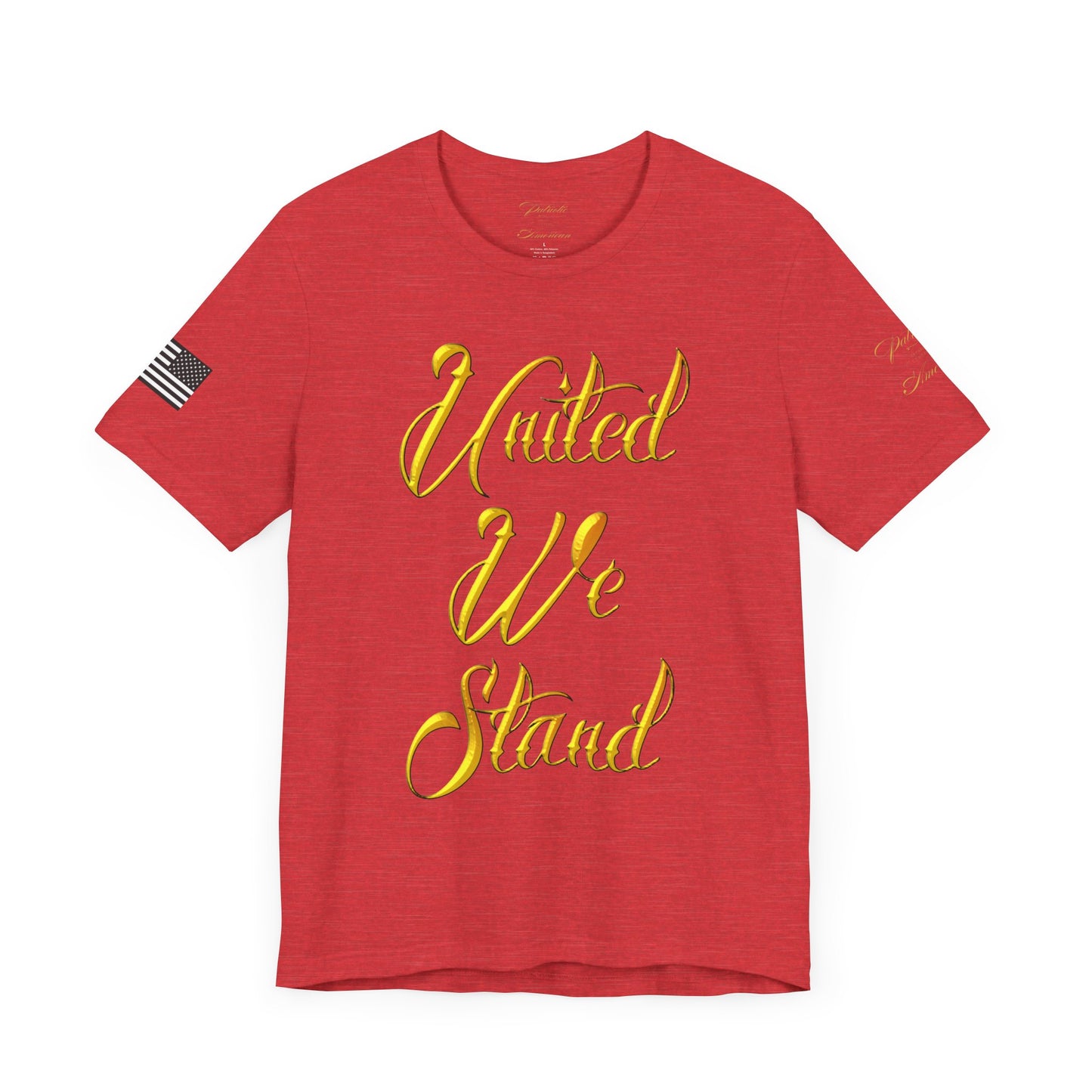 "United we Stand" Unisex Jersey Short Sleeve Tee by Patriotic American Apparel Company