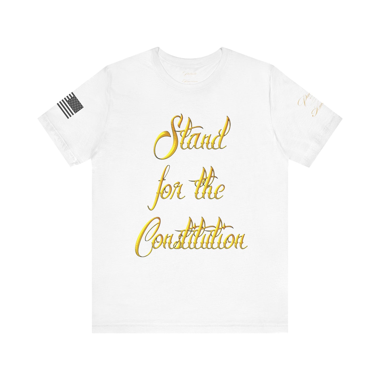 "Stand for the Constitution" Unisex Jersey Short Sleeve Tee by Patriotic American Apparel Company