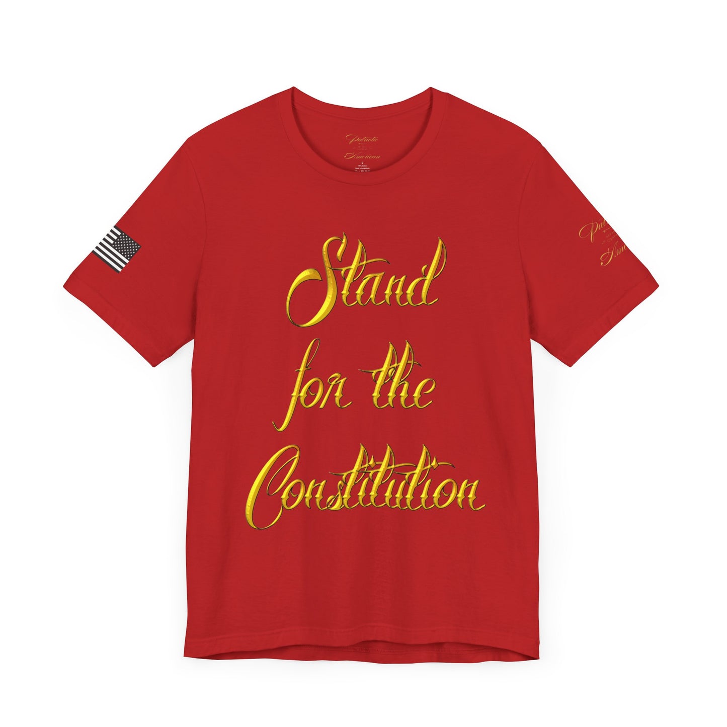 "Stand for the Constitution" Unisex Jersey Short Sleeve Tee by Patriotic American Apparel Company