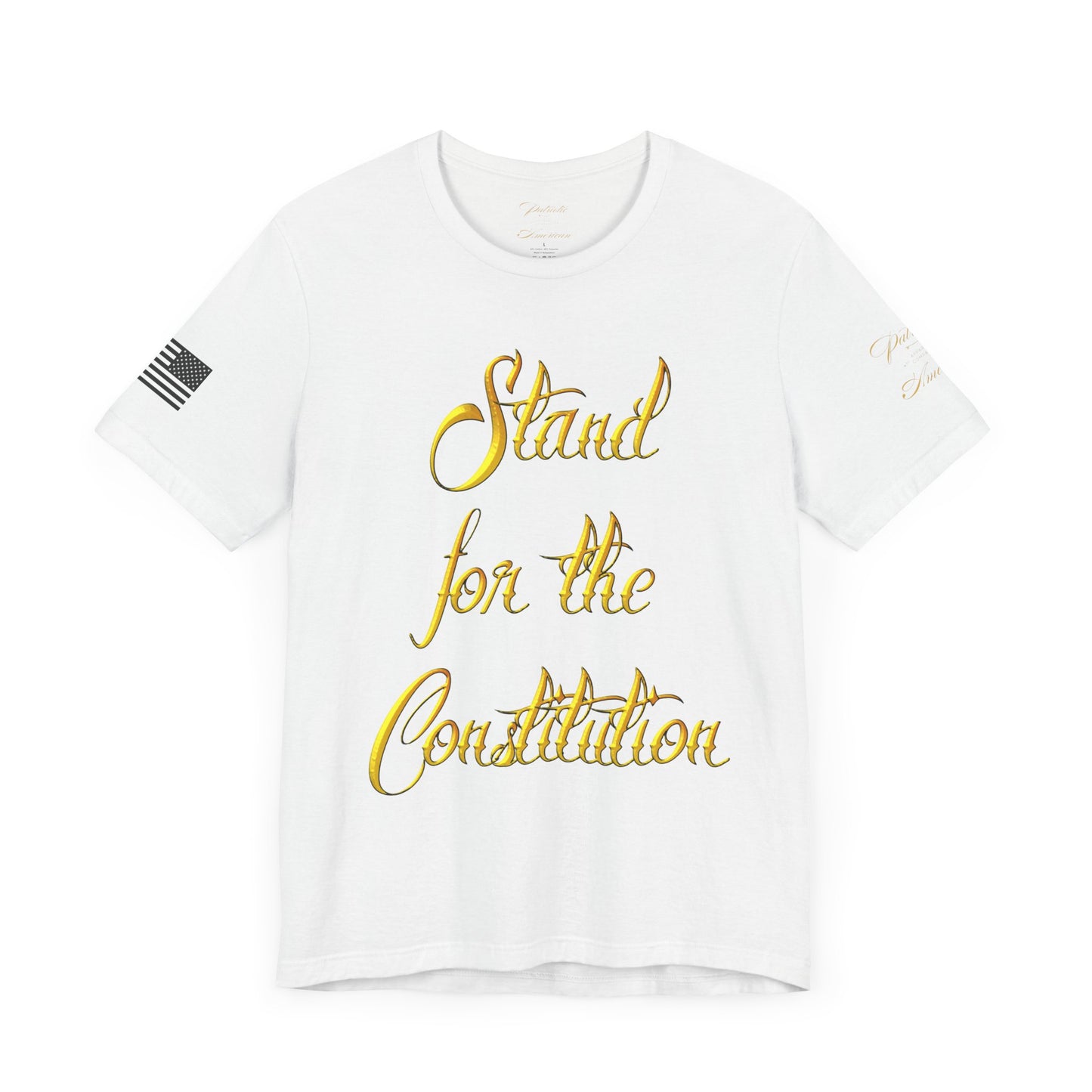 "Stand for the Constitution" Unisex Jersey Short Sleeve Tee by Patriotic American Apparel Company