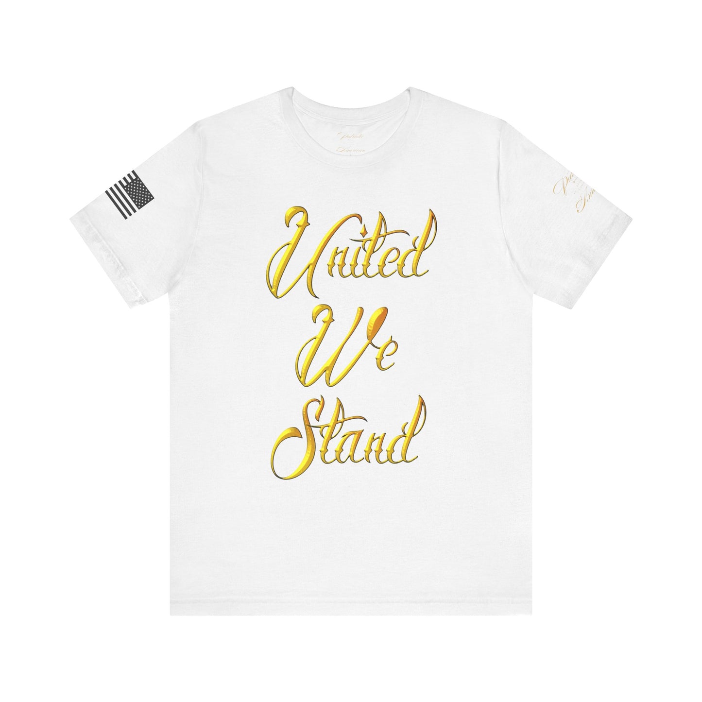 "United we Stand" Unisex Jersey Short Sleeve Tee by Patriotic American Apparel Company