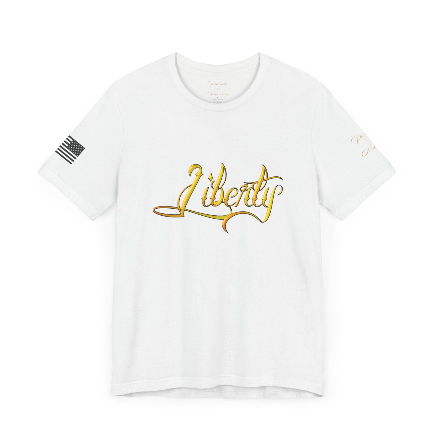 "Liberty" Unisex Jersey Short Sleeve Tee by Patriotic American Apparel Company