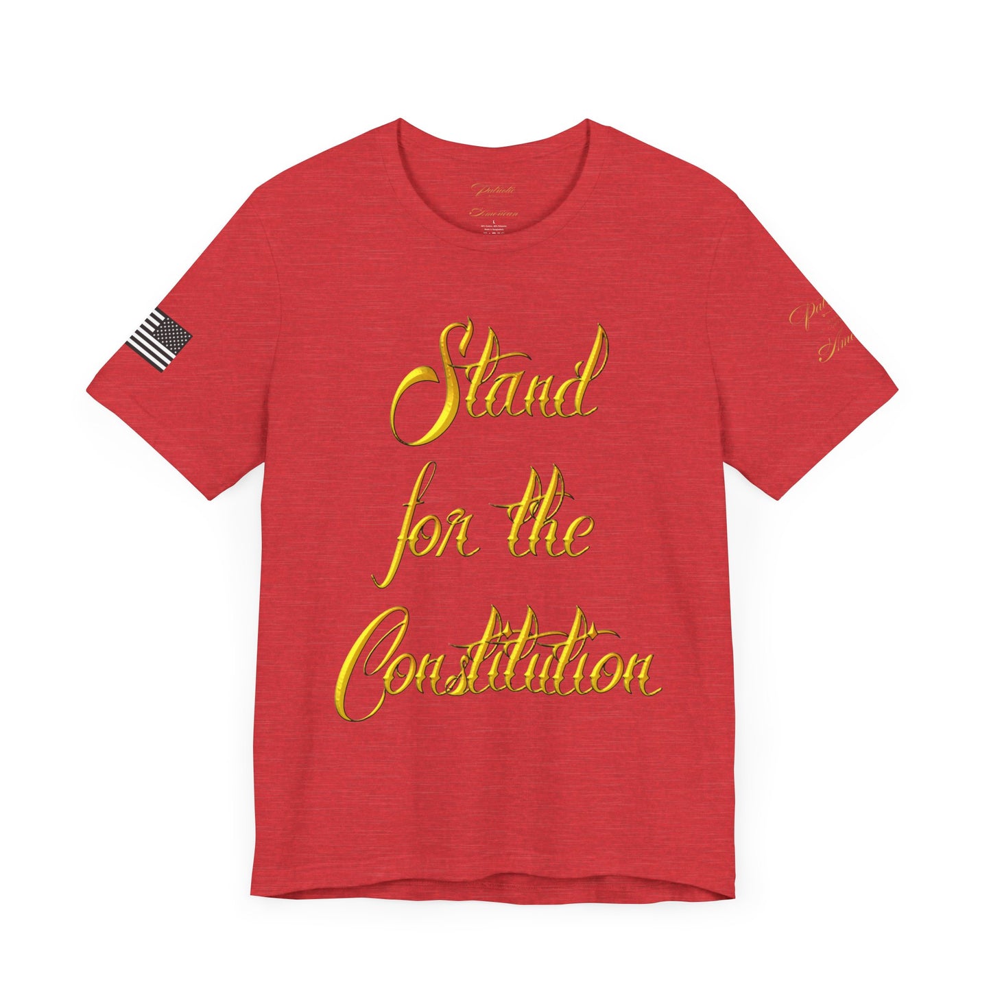 "Stand for the Constitution" Unisex Jersey Short Sleeve Tee by Patriotic American Apparel Company