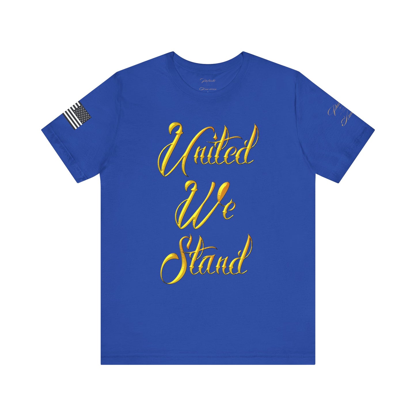 "United we Stand" Unisex Jersey Short Sleeve Tee by Patriotic American Apparel Company