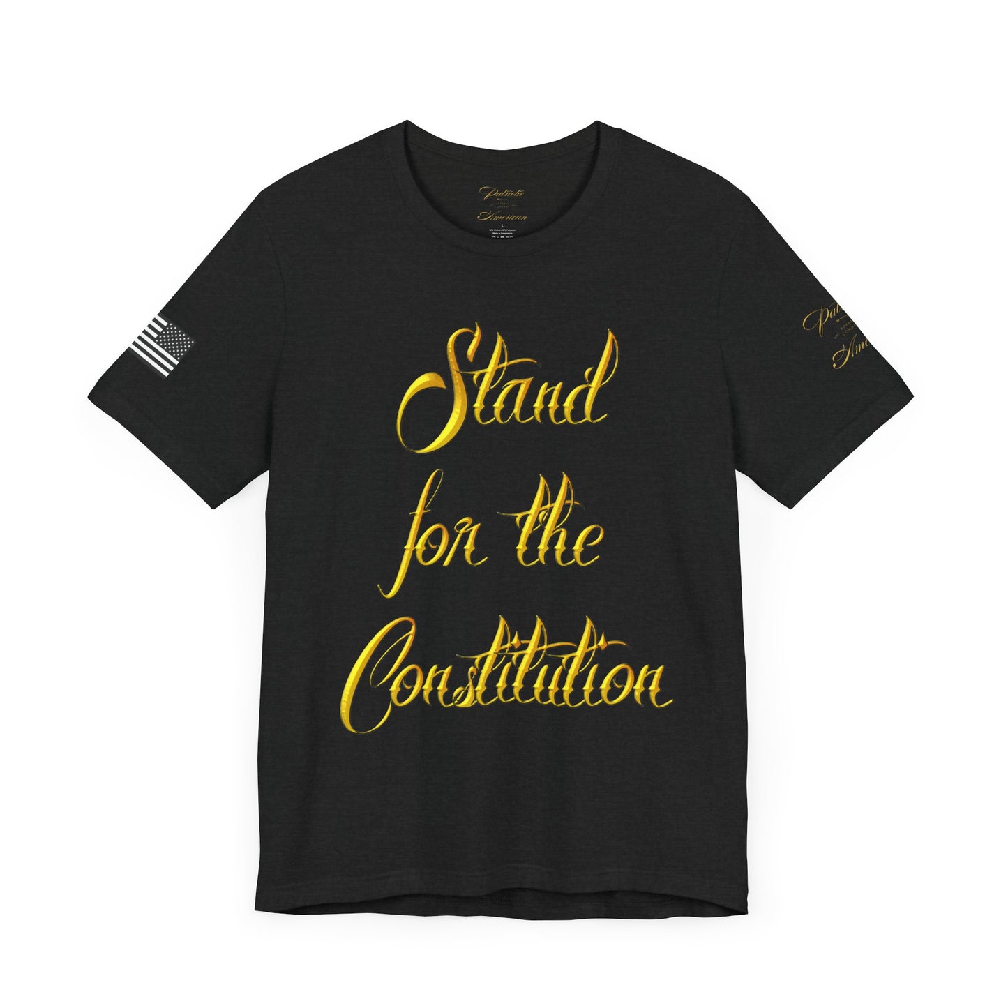 "Stand for the Constitution" Unisex Jersey Short Sleeve Tee by Patriotic American Apparel Company