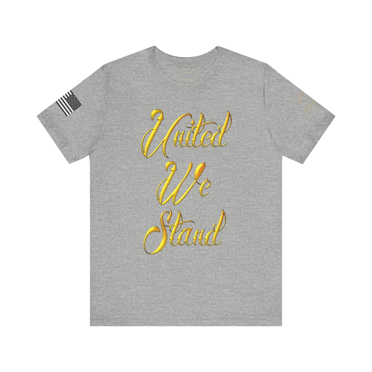 "United we Stand" Unisex Jersey Short Sleeve Tee by Patriotic American Apparel Company