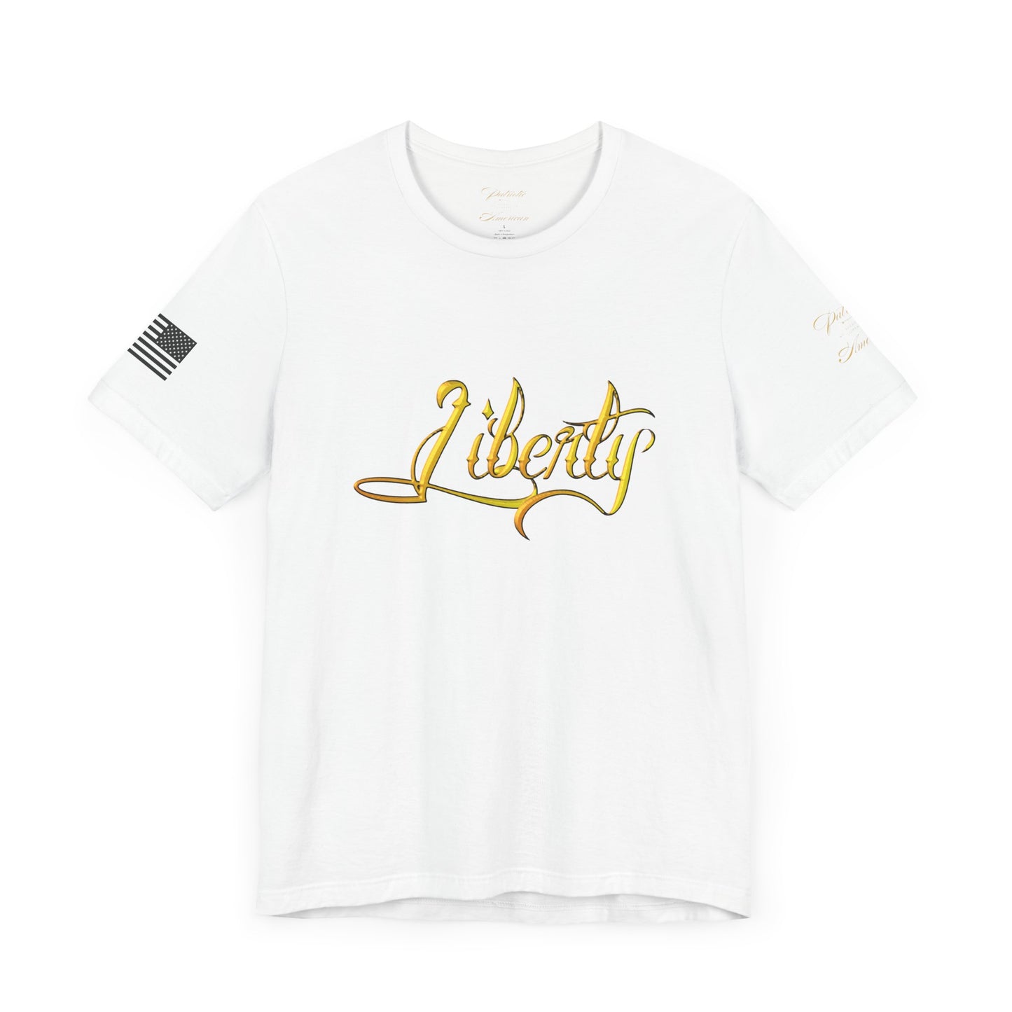 "Liberty" Unisex Jersey Short Sleeve Tee by Patriotic American Apparel Company