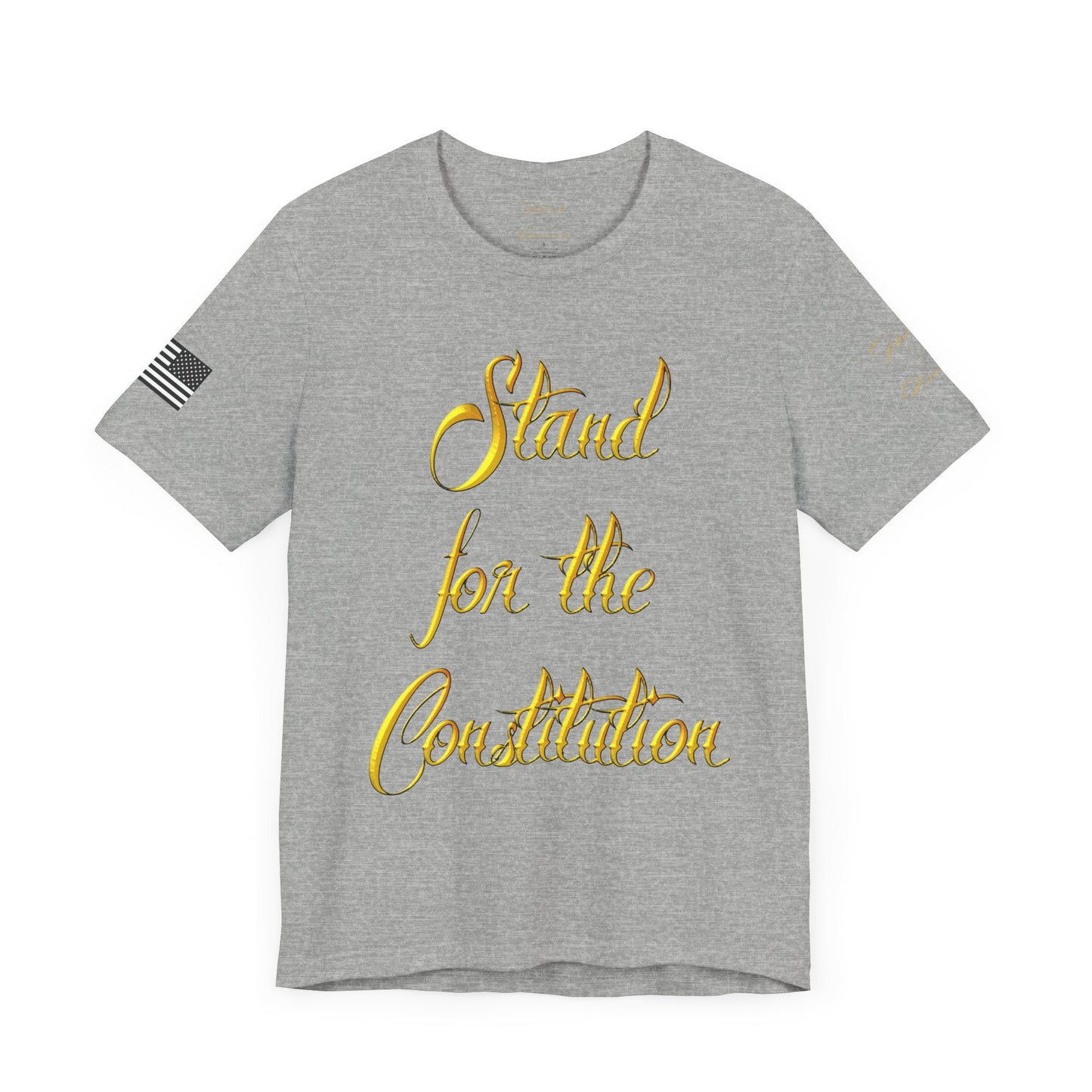 "Stand for the Constitution" Unisex Jersey Short Sleeve Tee by Patriotic American Apparel Company