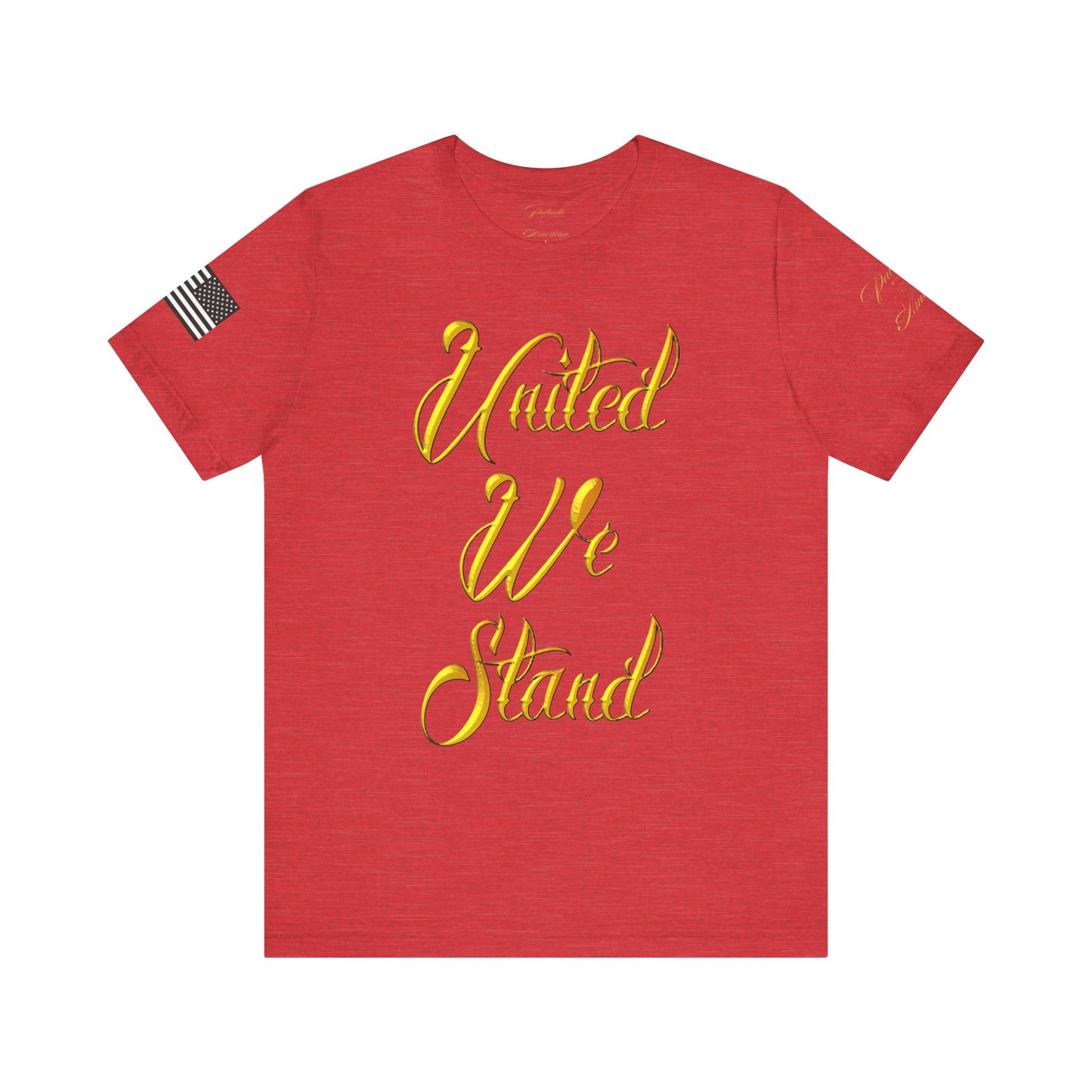 "United we Stand" Unisex Jersey Short Sleeve Tee by Patriotic American Apparel Company