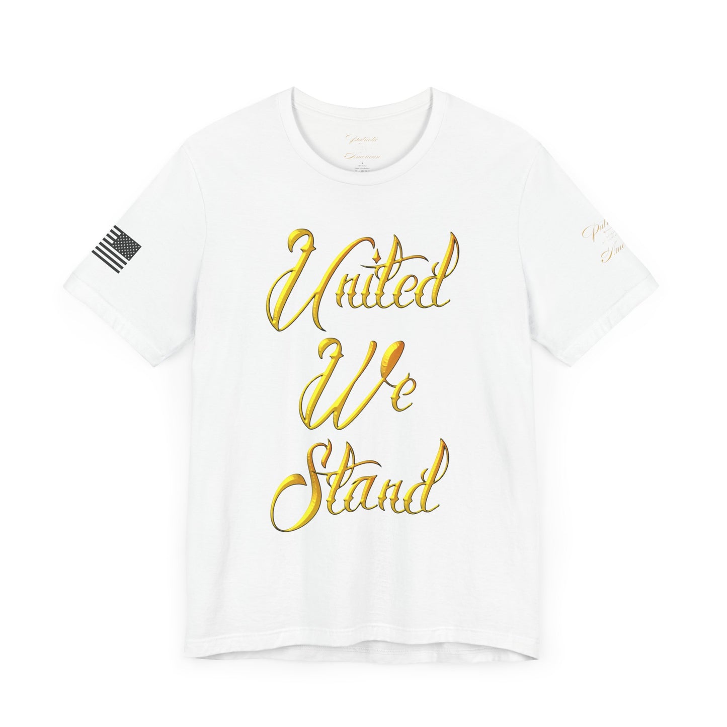 "United we Stand" Unisex Jersey Short Sleeve Tee by Patriotic American Apparel Company