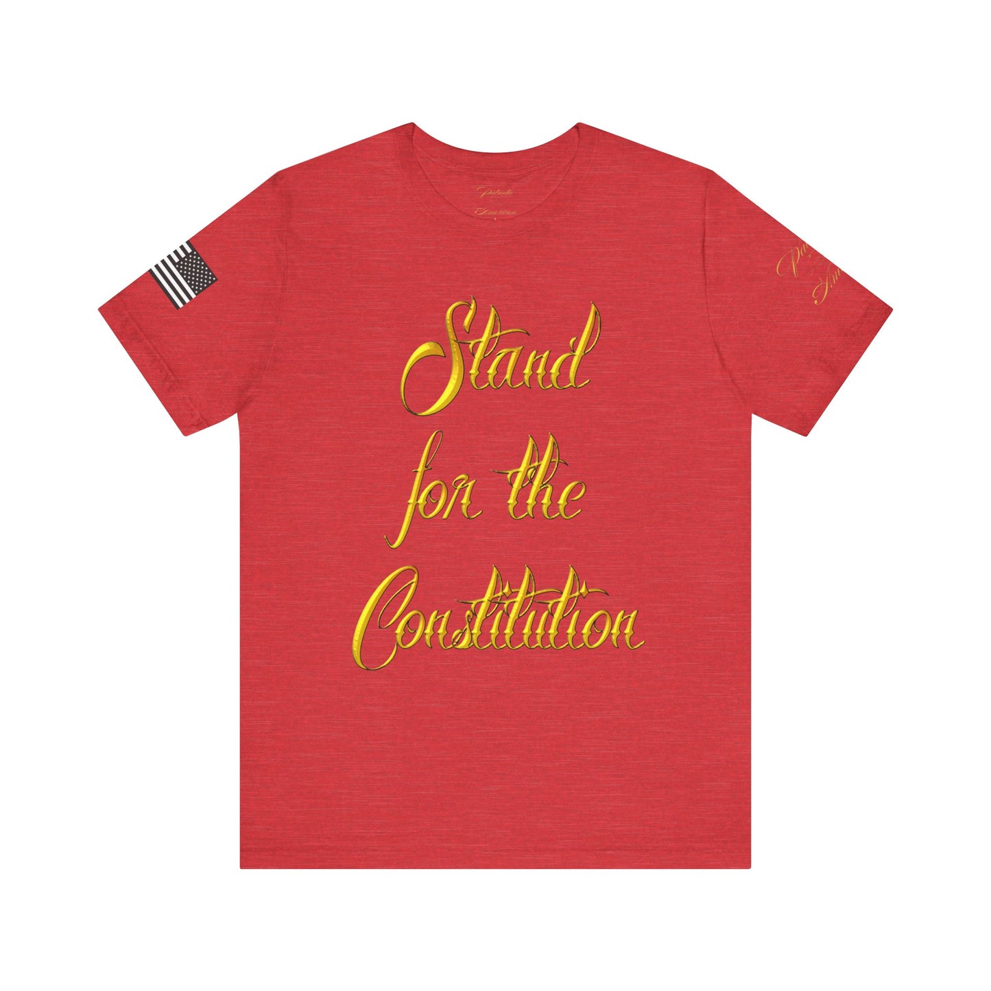 "Stand for the Constitution" Unisex Jersey Short Sleeve Tee by Patriotic American Apparel Company