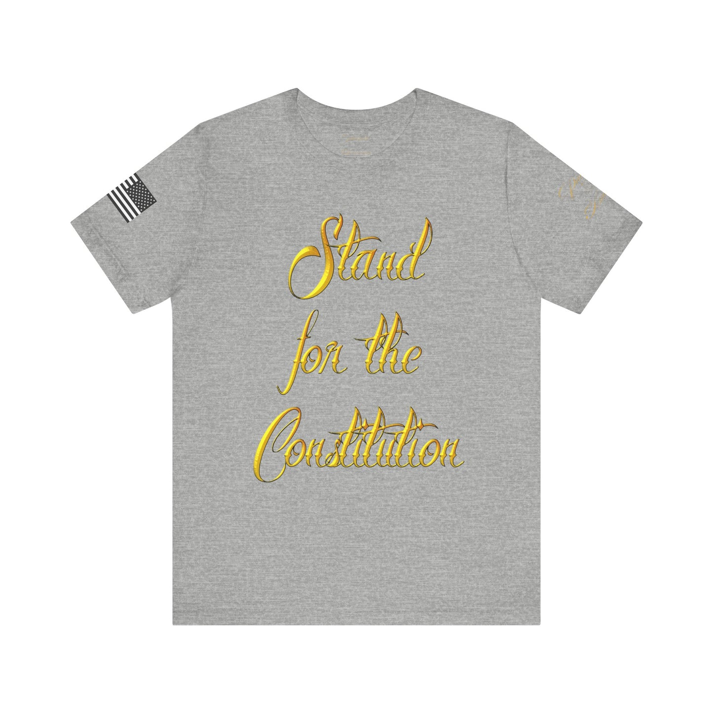 "Stand for the Constitution" Unisex Jersey Short Sleeve Tee by Patriotic American Apparel Company