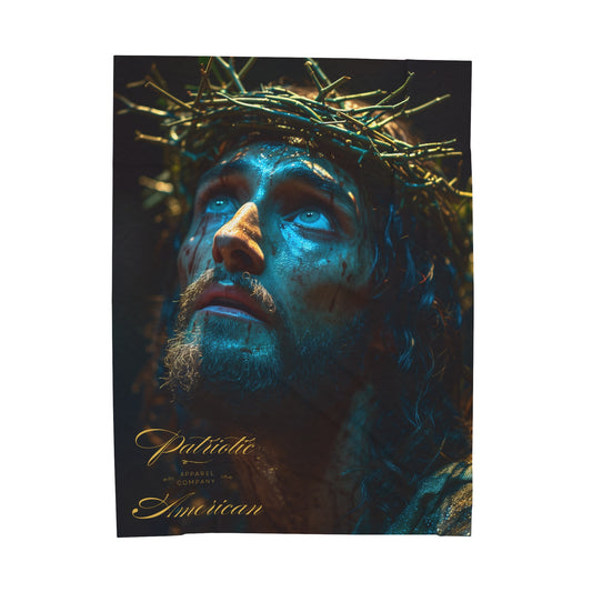 Jesus Christ Velveteen 60" x 80" Plush Blanket