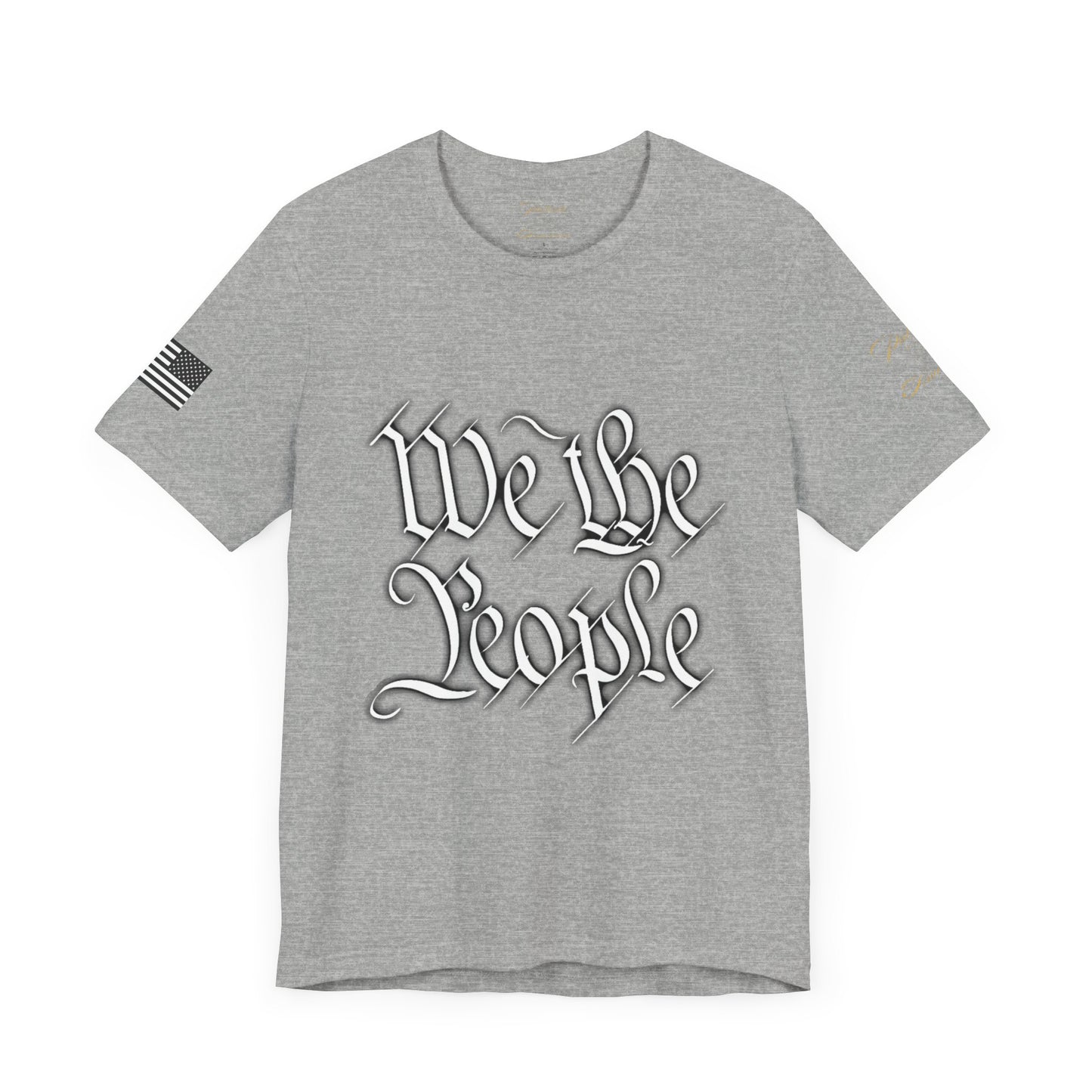 "We the People" Unisex Jersey Short Sleeve Tee by Patriotic American Apparel Company