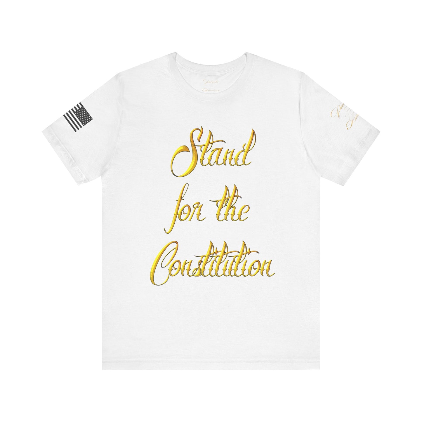 "Stand for the Constitution" Unisex Jersey Short Sleeve Tee by Patriotic American Apparel Company