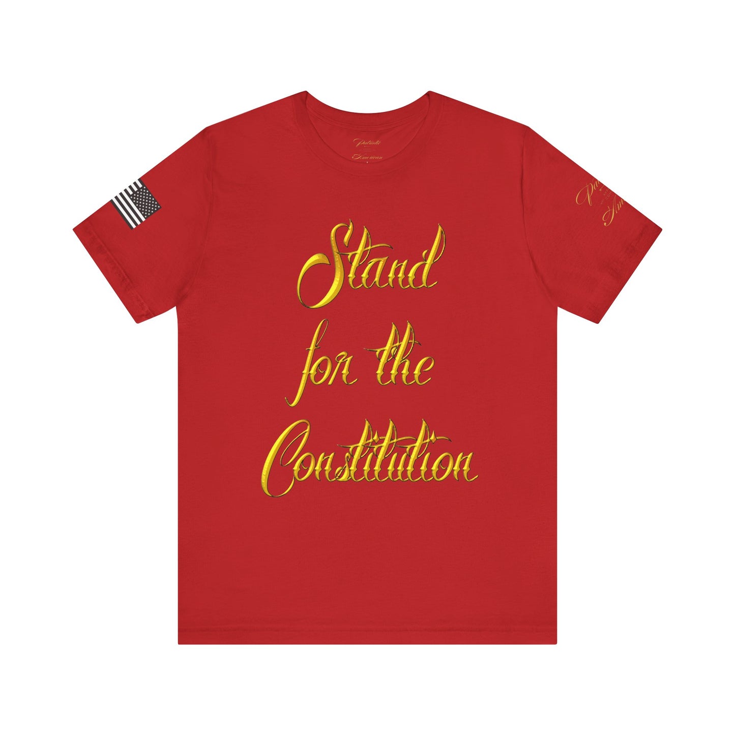 "Stand for the Constitution" Unisex Jersey Short Sleeve Tee by Patriotic American Apparel Company